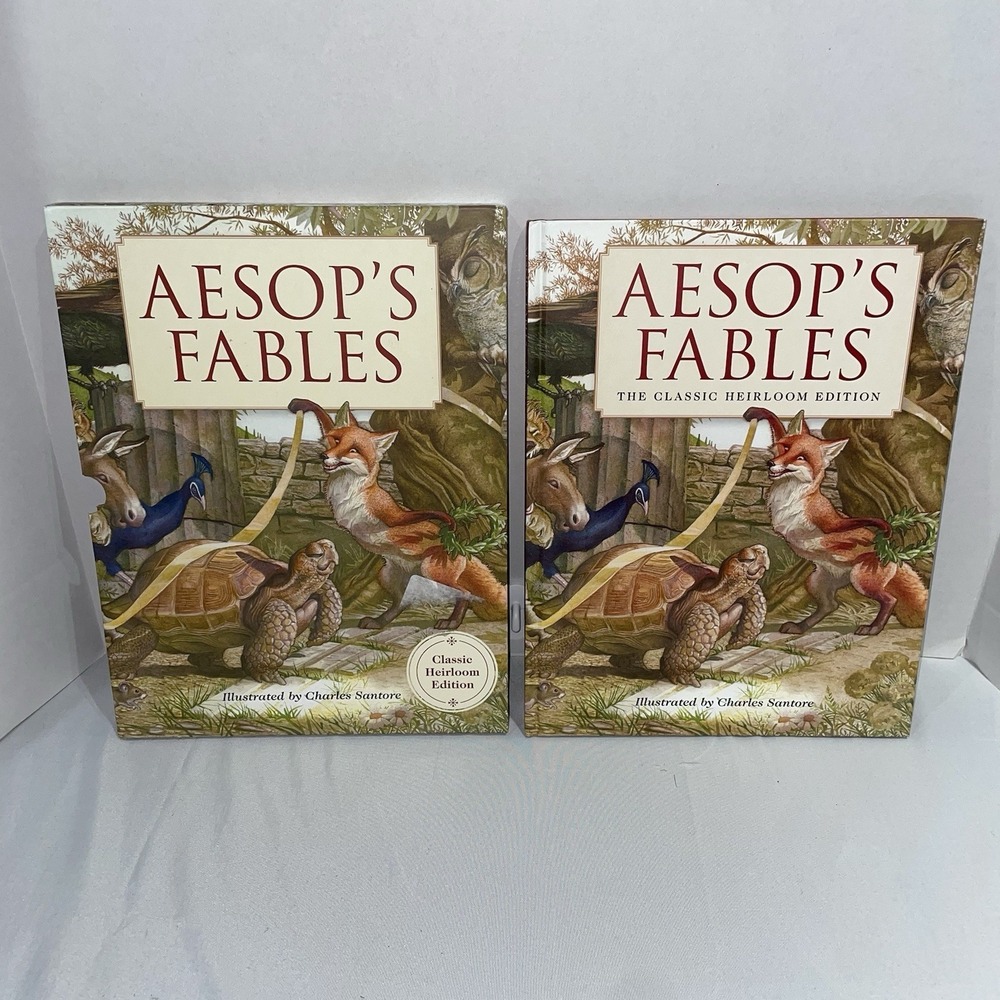 Aesop's Fables Heirloom Edition: The Classic Edition Hardcover with Slipcase...